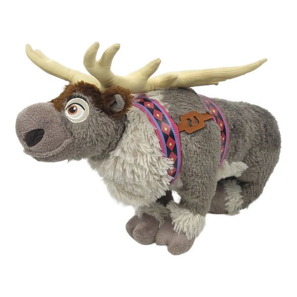 Disney Parks Frozen Sven Reindeer Plush Stuffed Animal 16" Toy Poseable Legs - Picture 1 of 11